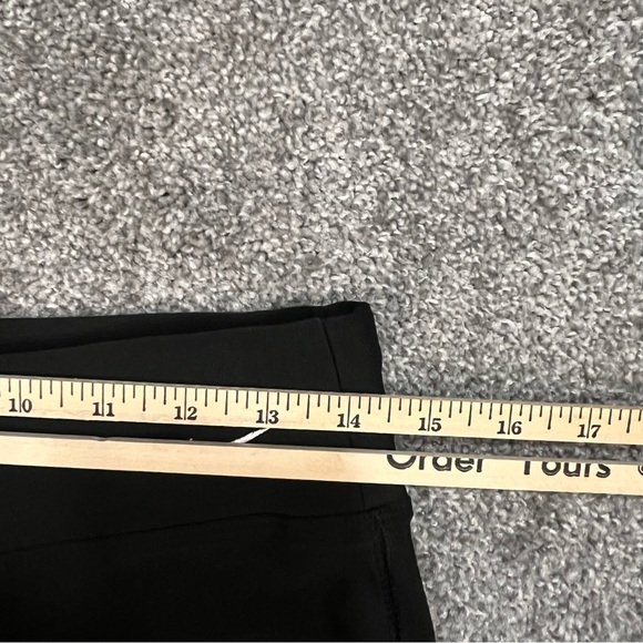 vintage nike capri pants womens medium black cropped wide leg y2k 90s - Picture 9 of 12